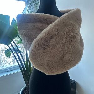Faux Fur Shawl